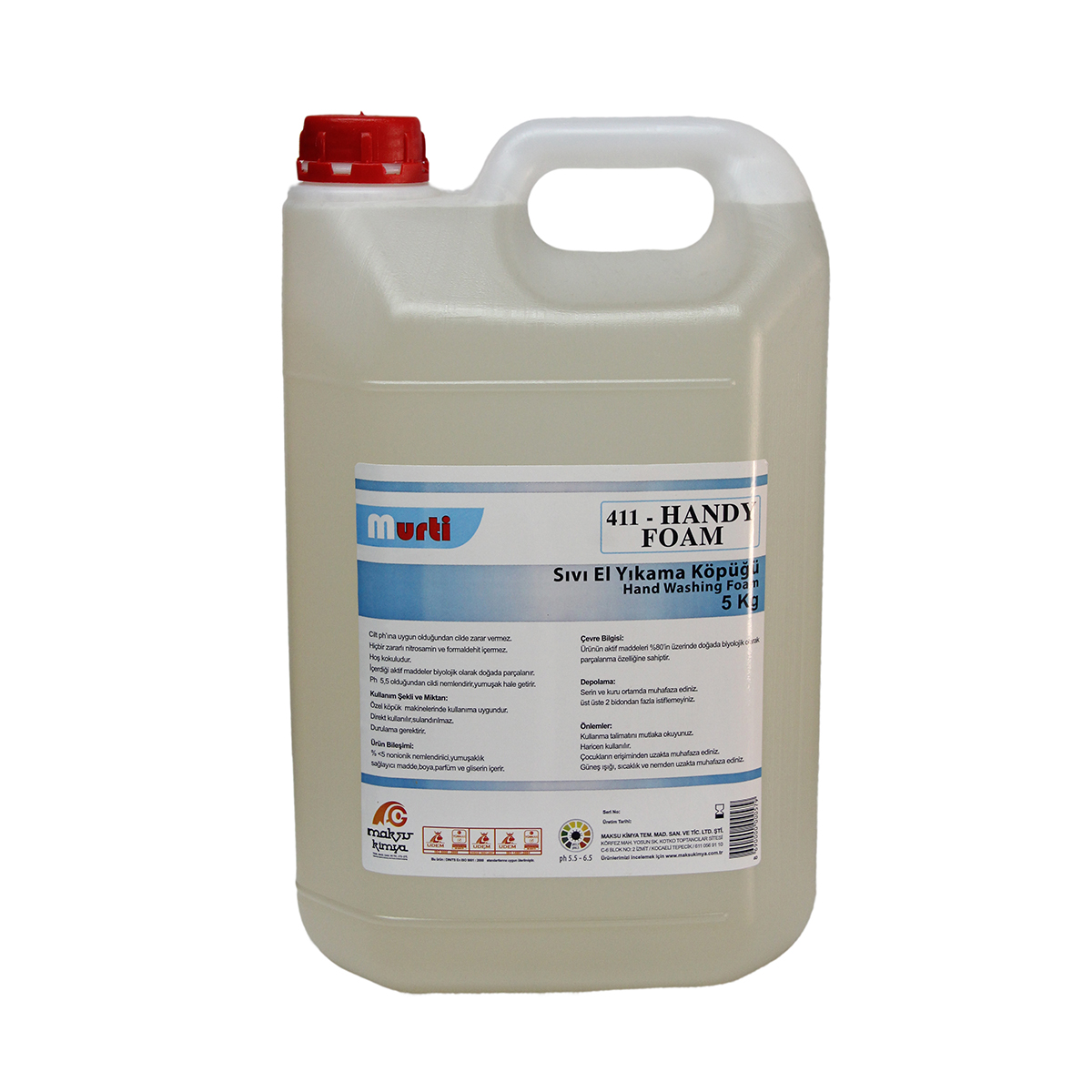 Murti Handy Foam 5 Kg El Yıkama Köpüğü